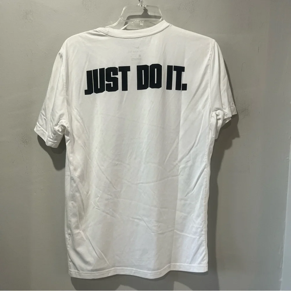 SLU Billikens Shirt Adult Medium White SLU Nike Dri Fit‎ Short Sleeve Just Do It
